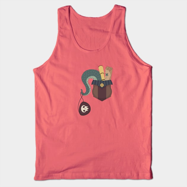 A Pirate's Pocket Tank Top by mcoraci